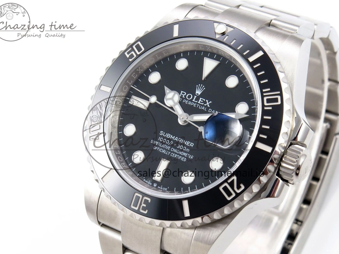 MiroTime 0125 OdorResistant Submariner 41mm 126610 LN Black Ceramic EWEF 1:1 Best Edition on Bracelet SH 1038